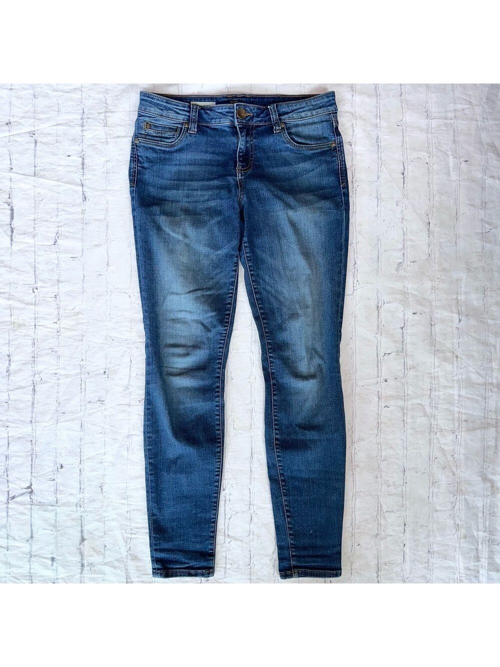 EUC Women’s Size 6 Kut From The Kloth Toothpick Skinny Denim Blue Jeans